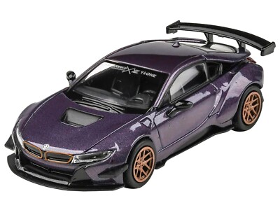Paragon PA-55153 1/64 BMW i8 Liberty Walk Twilight Purple Metallic