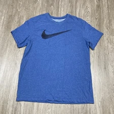 Nike Shirt L Athletic Essential Work-out Gym Training Active-wear Sports Tee