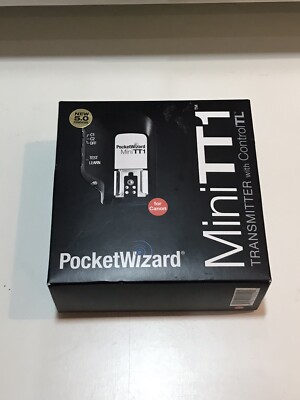 PocketWizard Mini TT1 Transmitter with ControlTL Canon Digital Camera & Manuals