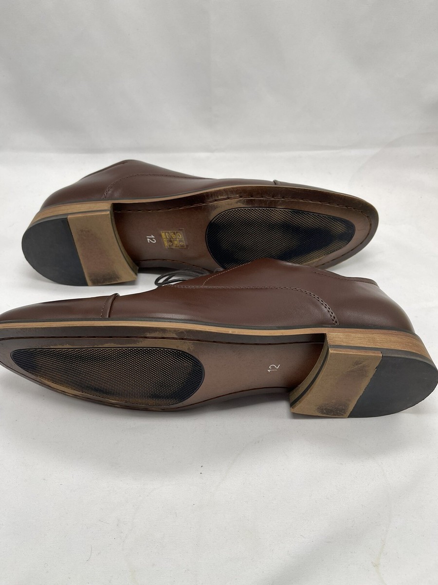 Bruno Marc New York William Leather Oxford Brown Dress Shoes  display picture 3