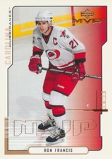 2000-01 Upper Deck MVP #39 RON FRANCIS - Caro...