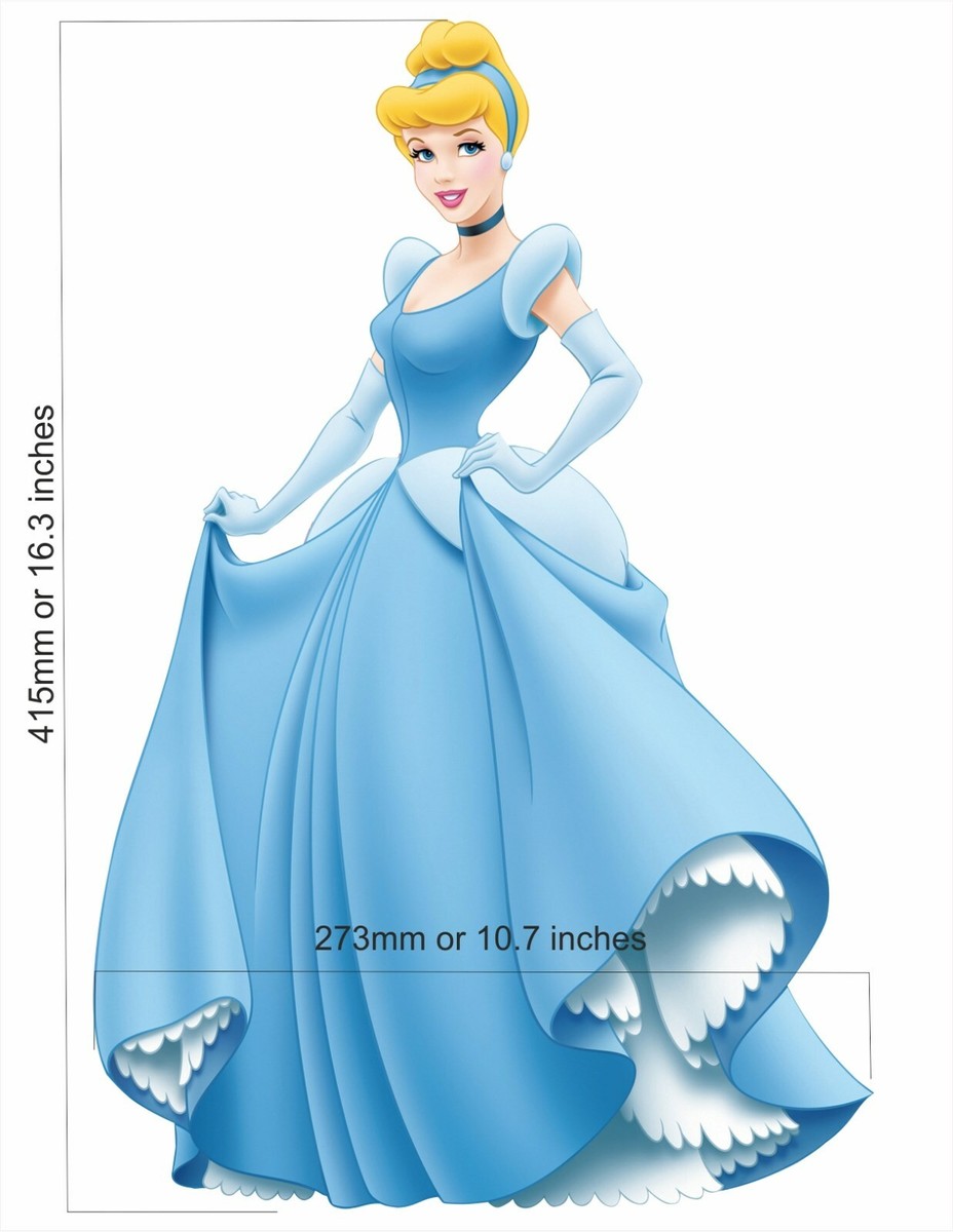 CINDERELLA (800mm) - Wall Sticker | eBay