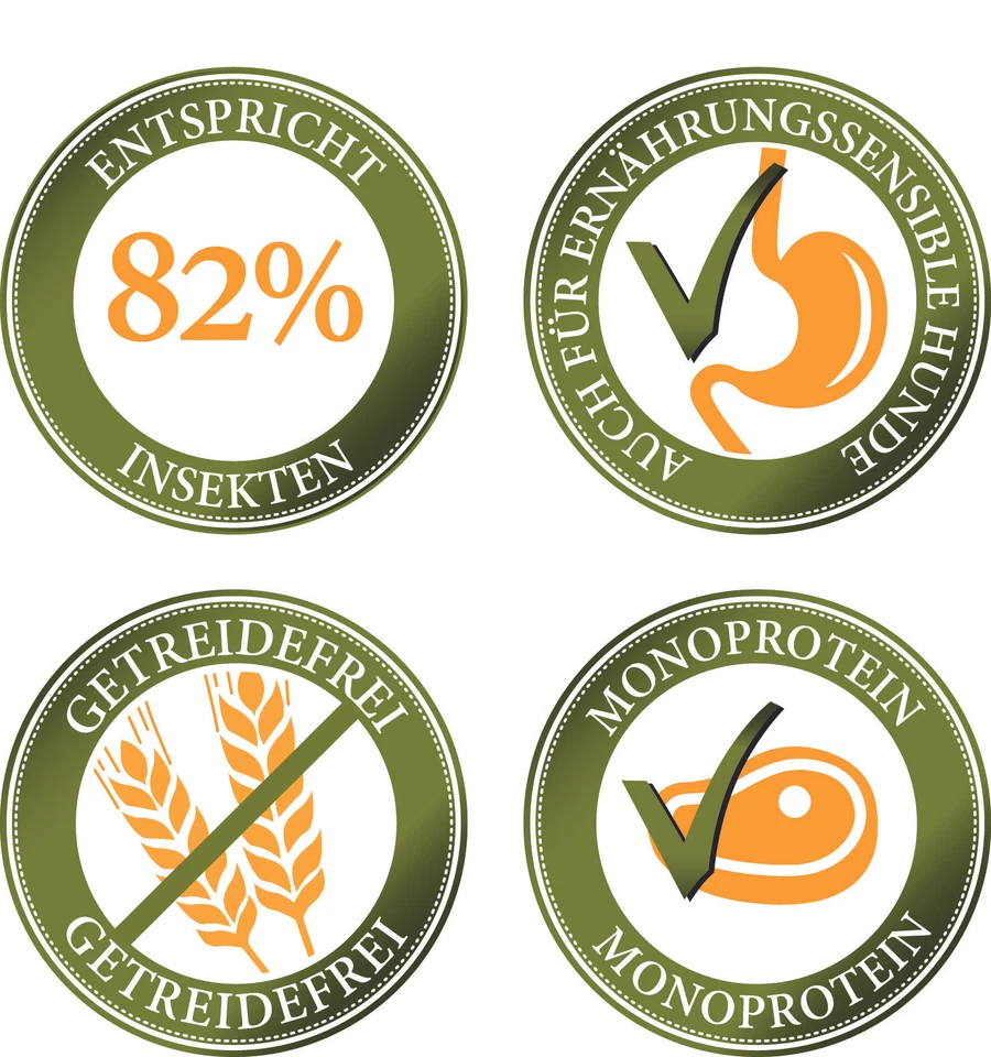 (6,93 EUR/kg) Bellfor Hypoallergenes Hundefutter mit Insekt Protein 7,5 kg 15  - Bild 3 von 4