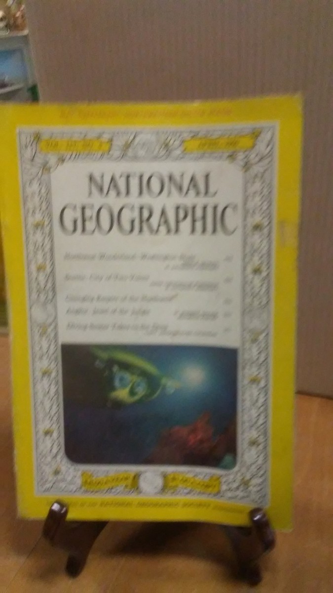 金時　National Geographic サイドウォール4枚 National Geographic April 1960(Ng-19) | eBay