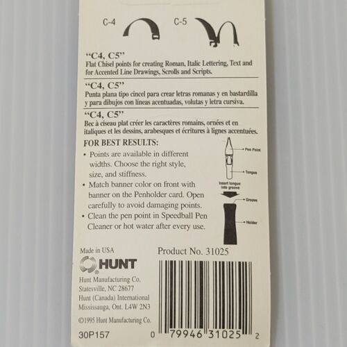 Speedball "C" Style Round Points #C4 & C5 - Picture 2 of 3