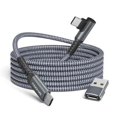 Ladekabel iPhone 16 Pro Max,Basesailor Winkel USB C zu Typ C Kabel 3M mit USB A