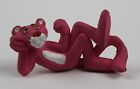 1990s Pink Panther Pvc Figure in Repose by Yolanda 2.5" (5.5 cm) Matte Paint Htf