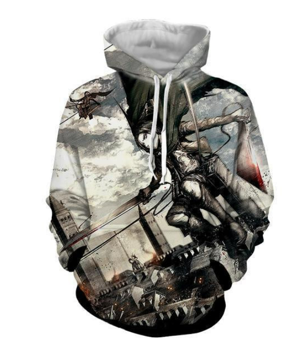 LEVI ACKERMAN HOODIE- ATTACK ON TITAN Hoodie 3d, best hoodie for Dad, new