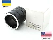 FotoDiox Macro Extension Tube/Ring Kit For Canon EOS EF Mount DSLR & SLR Camera.