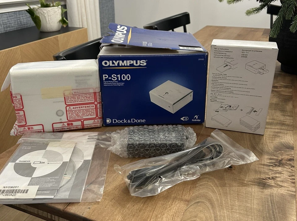 Olympus P-S100 Digital Photo Printer Dock & Done Dye Sublimation Printer Thermal - Image 4 of 4