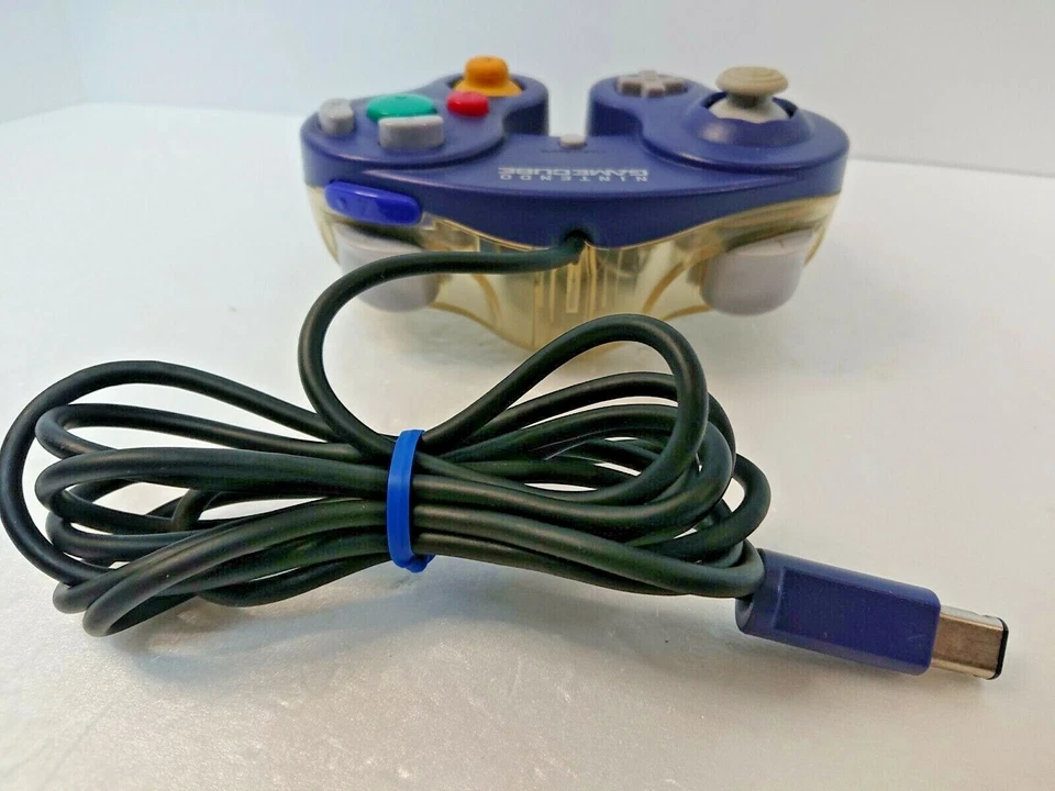 Gamecube Controller Transparent Purple DOL-003 Nintendo Japan - Image 3 of 4