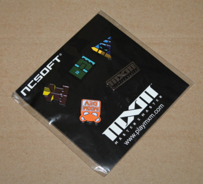 NCsoft Master X Master Rare Promo Pin Set Pins Badges from Gamescom 2017