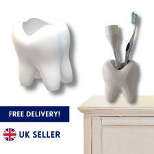 Novelty Tooth Toothbrush Holder Bathroom Caddy Storage Organizer Shaver Razor UK