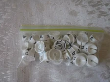 Slip On Hanger Size Markers for Clothing Hanger size XL 50 in bag