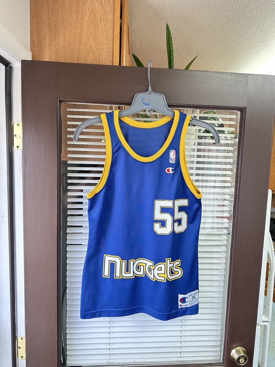 Vintage CHAMPION Dikembe Mutombo #55 Denver Nuggets NBA