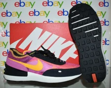 Nike Waffle One Active Fuchsia/University Gold/Black Men's Shoes DA7995 600 Sz 8