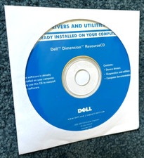 Dell Drivers and Utilities Dimension ResourceCD P/N 9G705 Rev.A02 Nov 2002 CD