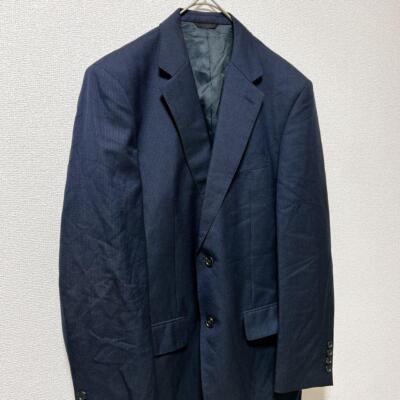 Durban Wool Suit Jacket Striped Navy Classic High Quality | eBay