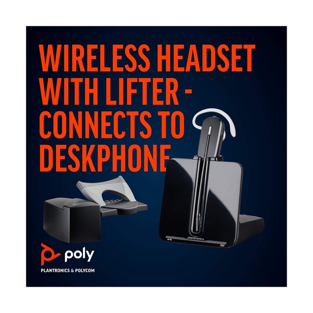 Plantronics CS540/HL10 Wireless Headset System - Black for sale online ...