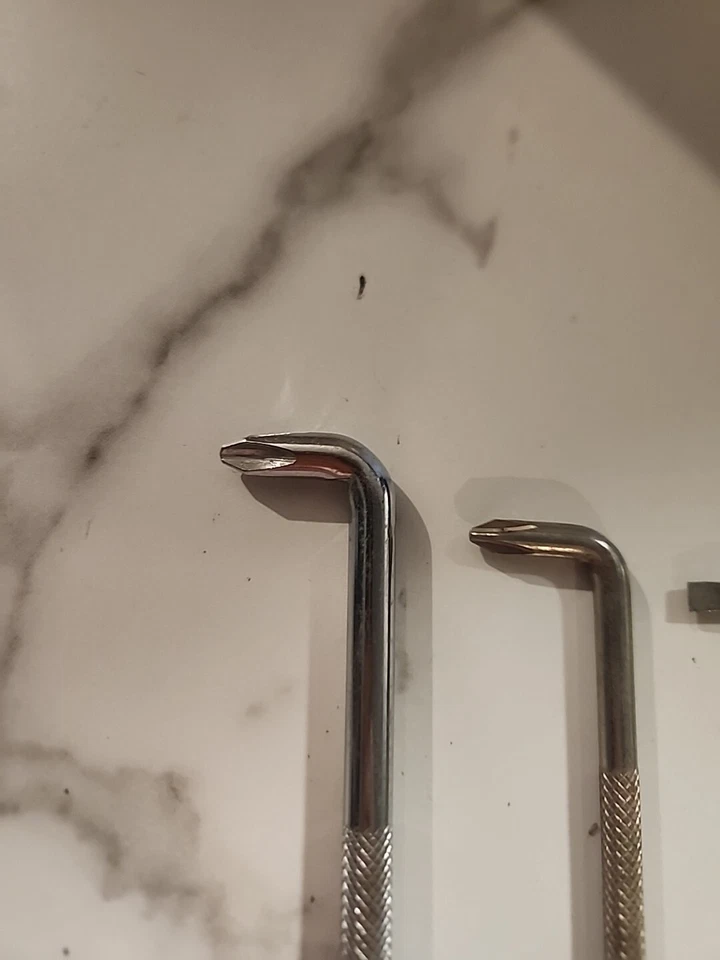 3 Pcs Offset Screwdriver Set Right Angle Phillips Screw Driver, Flat Head - Image 2 of 4