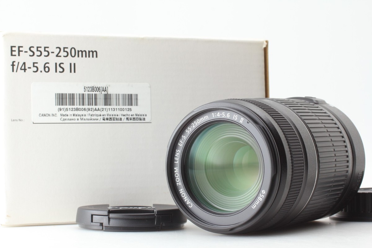 canon EF-S55-250mm f/4-5.6 IS Ⅱ使用説明書 - 高性能な望遠レンズ 