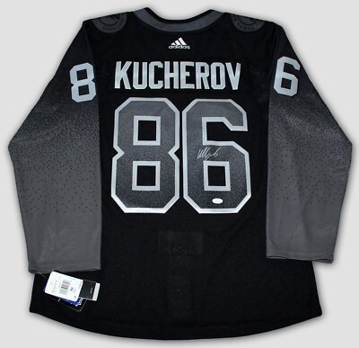 NIKITA KUCHEROV SIGNED TAMPA BAY LIGHTNING JERSEY NHL ADIDAS
