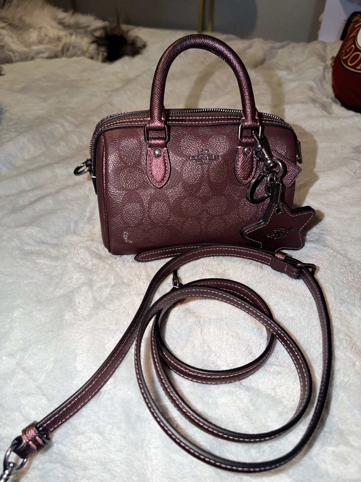 Coach  Mini Rowan Crossbody Bag & Mirror Bag Charm Set - CX 186 thumbnail 2