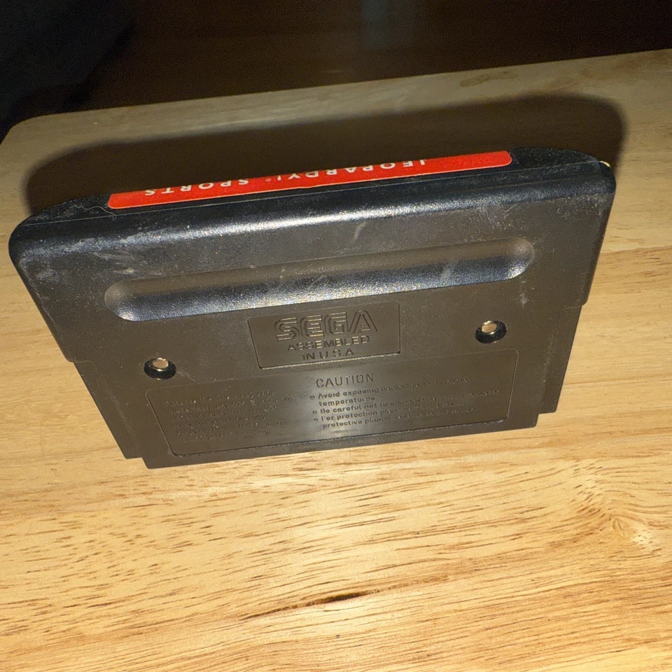 Jeopardy Sports Edition (Sega Genesis, 1994) Booklet And Working Game Free Shipp - Image 4 of 4