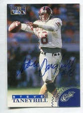 Steve Taneyhill 1996 Pro Line Certified AUTOGRAPH (SOUTH CAROLINA GAMECOCKS)