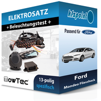 für Ford Mondeo Fliessheck 07-15 Towtec E-Satz 13Polig Fahrzeugspezifisch NEU