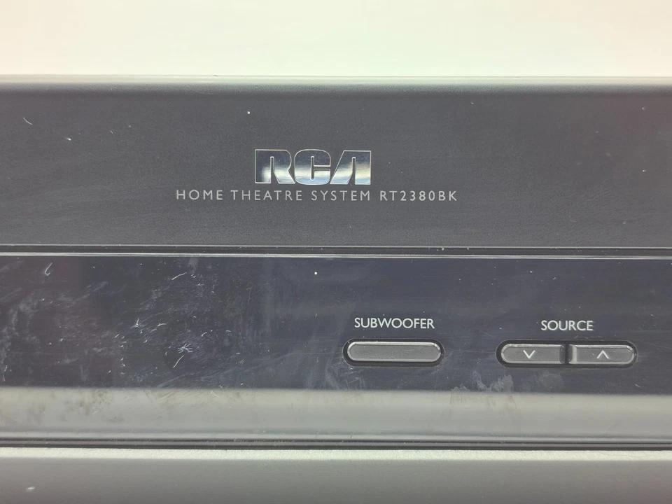 RCA Home Theater System Receiver DOLBY DIGITAL Model RT2380BK  Tested & Working! - Image 4 of 4