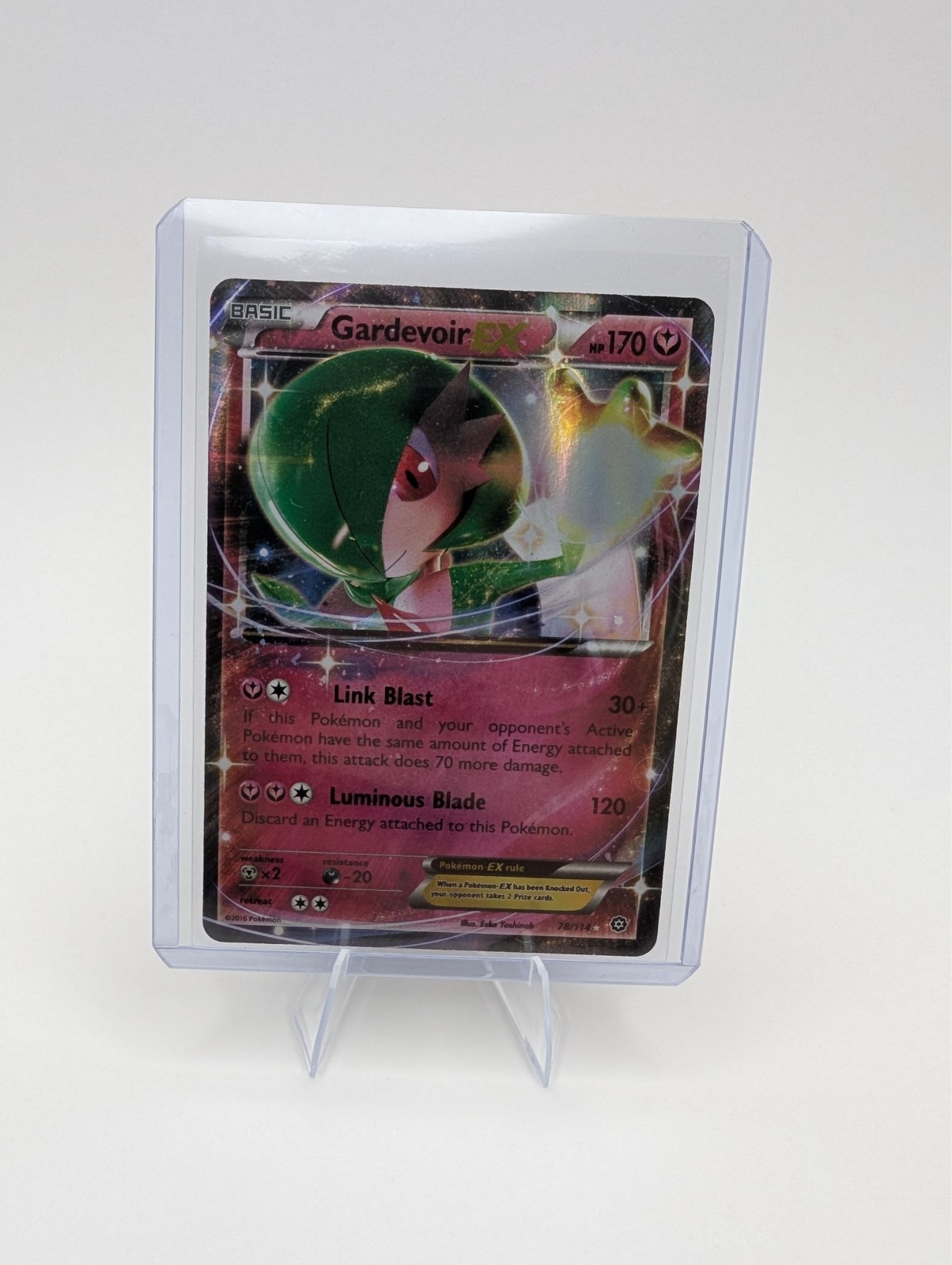 Pokémon TCG Gardevoir EX 78/114 XY Steam Siege Holo NM