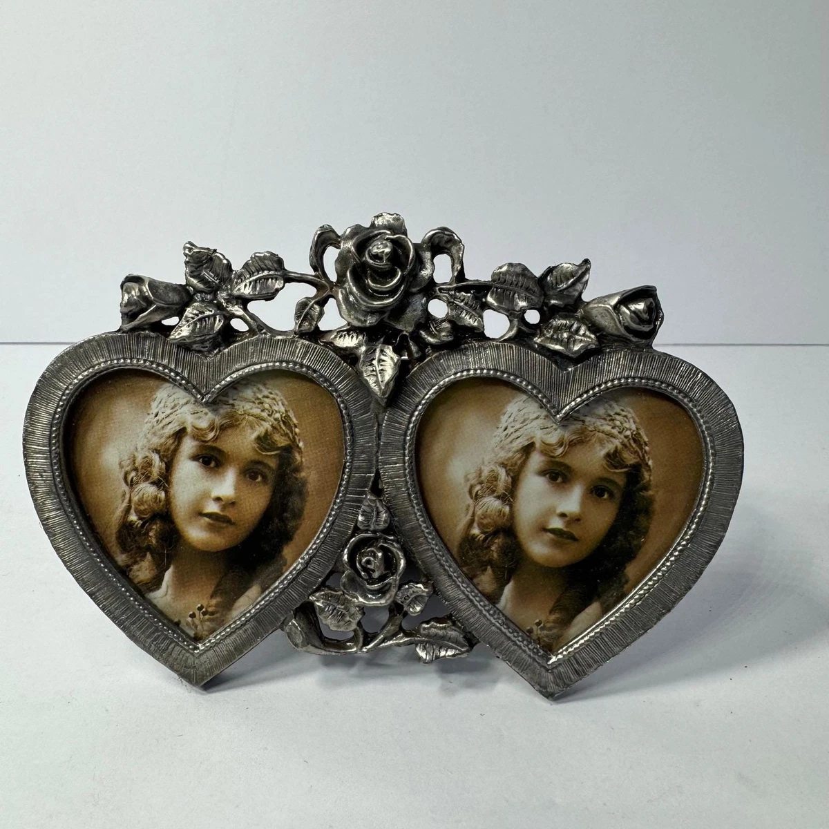 Heart Double Picture Frame Picture Frames for sale | eBay
