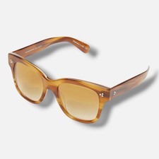 Oliver Peoples Men's Brown Melery Square Sunglasses Shades Size 54-20-145