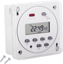 Timer Switch, CN101A, DC/AC 12V 16Amp, Digital LCD Power Programmable Timer Time