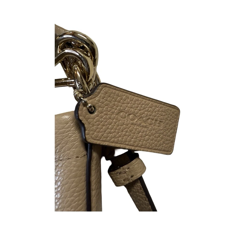 Coach Isabelle Beige Leather Exterior Shoulder Bag - Image 4 of 4