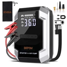 8500A Car Jump Starter With Air Compressor Pack Booster 12V Power Bank 26800mAh