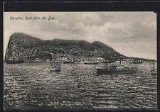 Gibraltar, Rock from the Bay, Ansichtskarte 