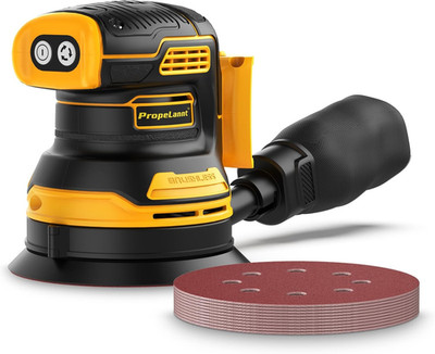 Random Orbital Sander for Dewalt 20V Battery, 5'' Palm Cordless Sander with 10pcs