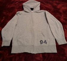 Old Navy Gray Full Zip Hoodie Jacket Sweatshirt Size M