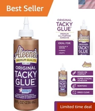 8oz All-Purpose Clear Tacky Glue - Nontoxic Craft Adhesive for Every Project