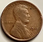 1912 Lincoln Wheat Cent Philadelphia Clear Date Rim Damage Filler BN13