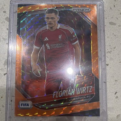 Panini Prizm 2025-26 FIFA Soccer Florian Wirtz Liverpool FC #99 Prizm /275