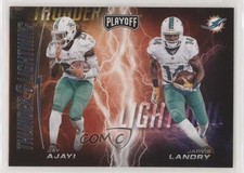 2017 Panini Playoff Thunder and Lightning Jay Ajayi Jarvis Landry #10 g9z