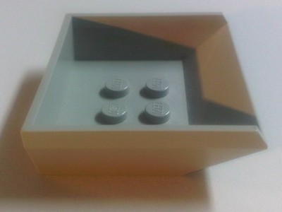 3 Stck. Lego Light Gray Vehicle, Tipper Bed Small 2512