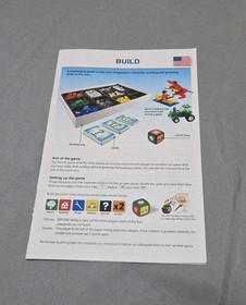LEGO: Creationary Board Game 3844 *Incomplete* With Booklet Retired Set HTF OOP