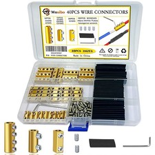 40pcs 6, 8, 10 AWG Wire Connectors, Quick Wiring Connection Terminal, Circuit Co