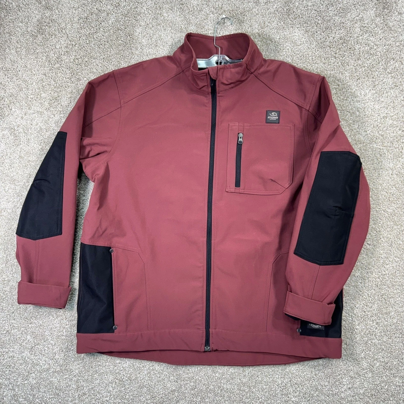 Dickies Storm Mens XL Red Black Softshell Jacket Full Zip Workwear Outdoor
Opens in a new window or