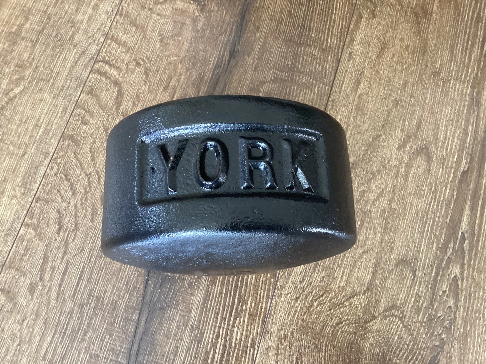 YORK Roundhead Half 40 Pound Dumbbell Blob Grip YORK Side 20LB 0.8oz Free Ship