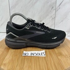 Brooks Ghost 15 GTX Womens Size 6.5 All Black Hiking Running Shoes 1203821B022